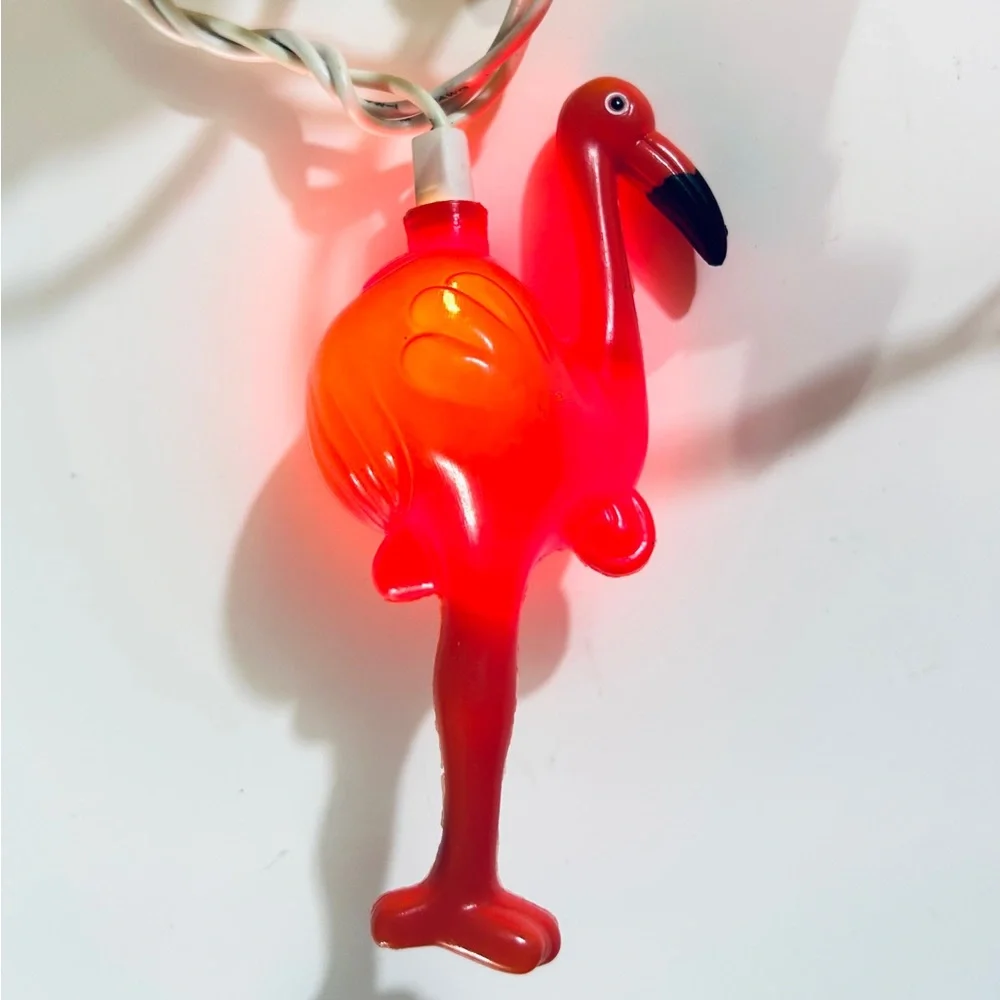 Flamingo Bundle! 3 New Flamingo Solar Lights, & 2 Flamingo Party Lights.